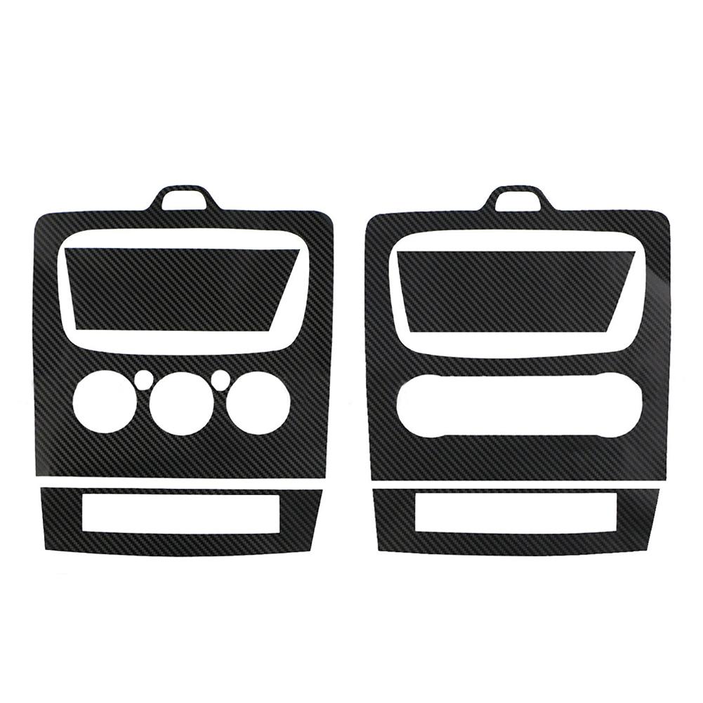 Защитная наклейка на консоль автомобиля из углеродного волокна для Ford Focus 2 MK2 2009 - 2012 Автомобильные аксессуары