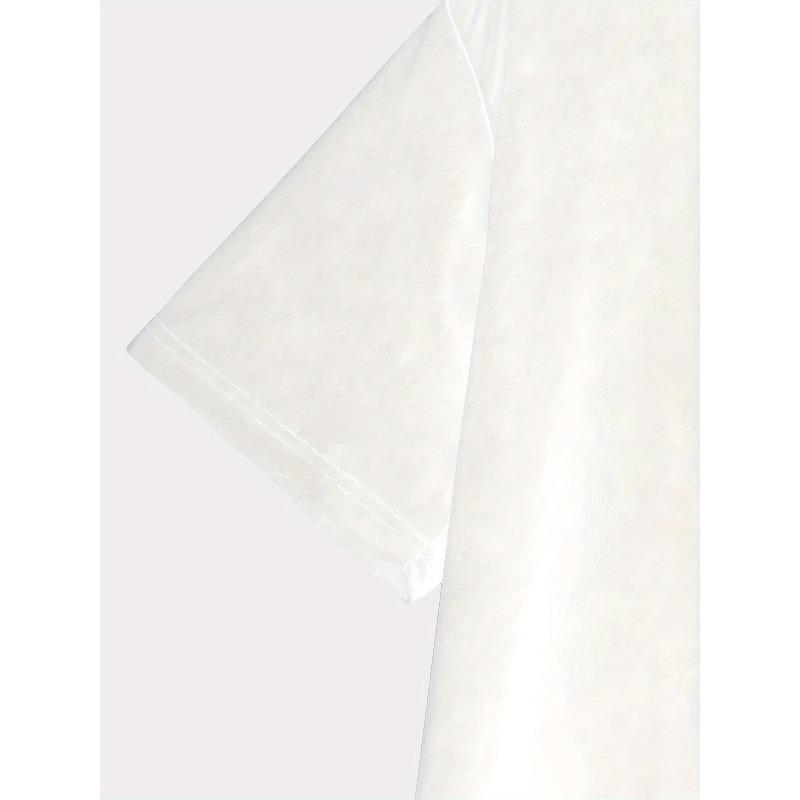 Европейские размеры Новая футболка с модными узорами, Удобная мужская одежда, Футболка с принтом, Большая юбка Культура Повседневная одежда, Свободная футболка