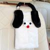 Animal Shape Hanging Armrest Box Creative Seat Back Tissue Hanging Bag Puppy Car Tissue Box  Girls