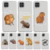 Cute Cartoon Capybara For Samsung Galaxy A51 Clear Phone Case A71 A21S A12 A11 A31 A52 A41 A32 A23 A33 A53 A73 A03S A13 5G Cover