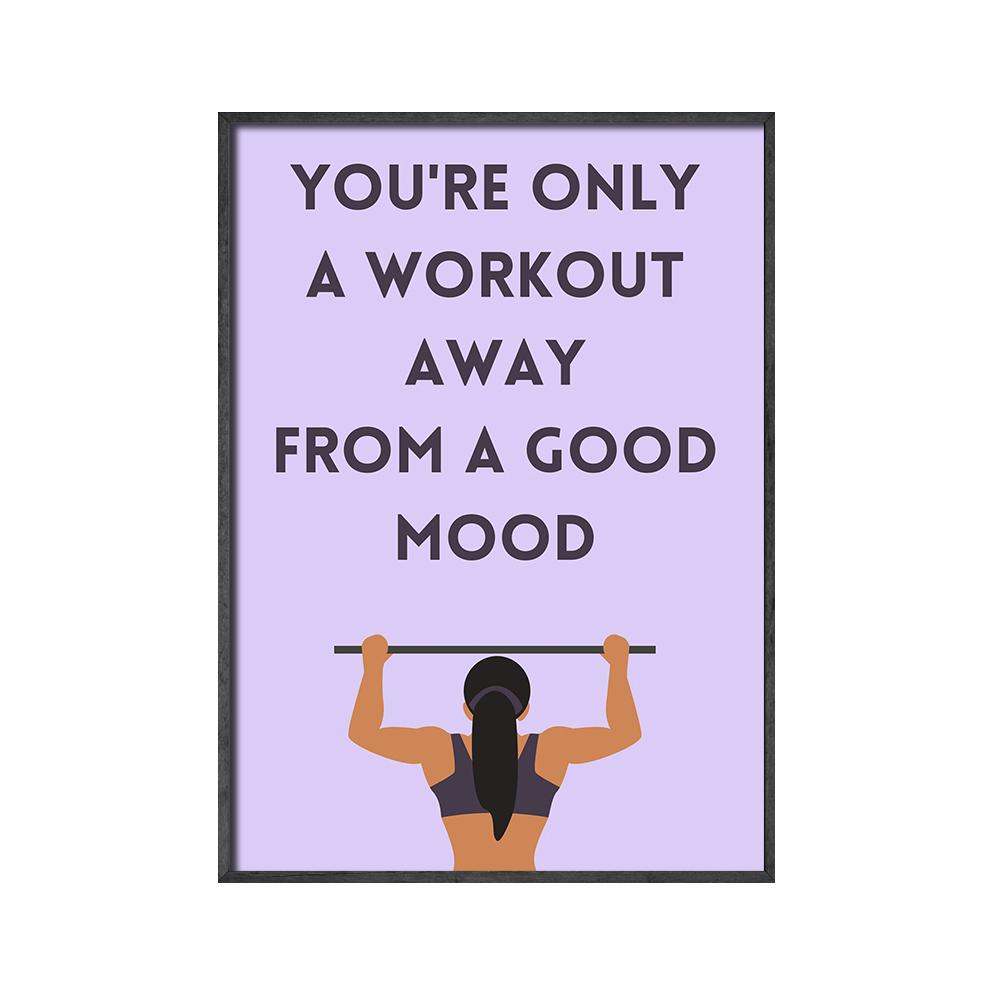 Пилатес Тренировка Графика Плакат Печать На Холсте Декор Стены Зала Йоги, Пилатес Подарок Бодибилдинг Руководство Фитнес Спортзал Картина Картина