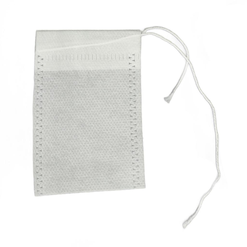 500 шт. чайных фильтров-пакетов с завязкой из нетканого материала для заваривания чая для листового чая