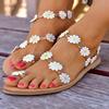 Новые летние женские модные сандалии с нескользящей плоской подошвой Daisy