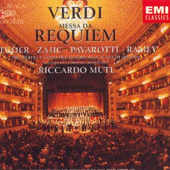 CD ВЕРДИ, СТУДЕР, ПАВАРОТТИ, РЕЙМИ; MU - Верди;Реквием 077774939027 EMI 1993 Европа Классика Б/у
