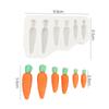 New Easter Rabbit Fondant Silicone Mold Carrot Cake Decorating Tools Chocolate Cookies Baking Mould Egg DIY Clay Epoxy Mold