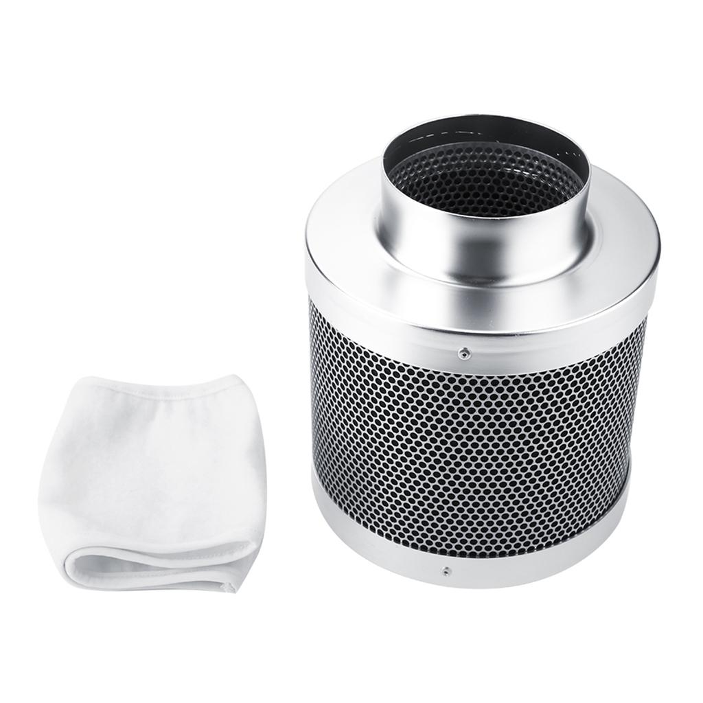 Фильтры из нержавеющей стали с углеродом 4 дюйма для гидропоники Keep Away Smell House Workshop