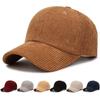 Winter Corduroy Baseball Cap Solid Color Corduroy Peaked Cap