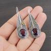 Серьги с африканским аметистом, Ювелирные изделия из стерлингового серебра 925 пробы с драгоценными камнями, Серьги ручной работы, На День благодарения