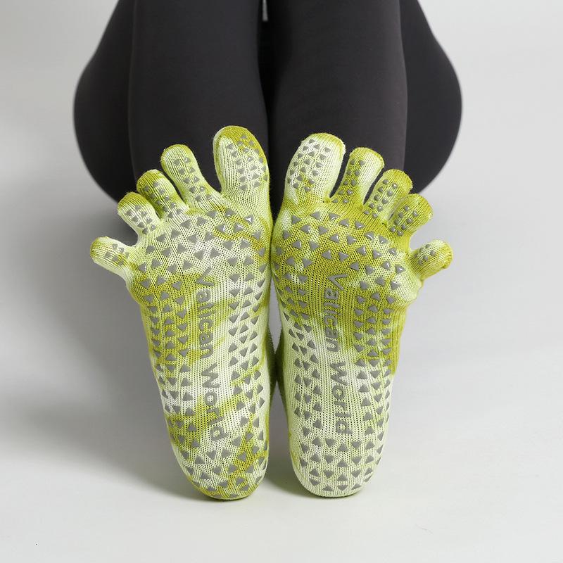 Носки для йоги Bodhi Grip New Trend: Носки для занятий спортом в помещении с пятью пальцами, нескользящие