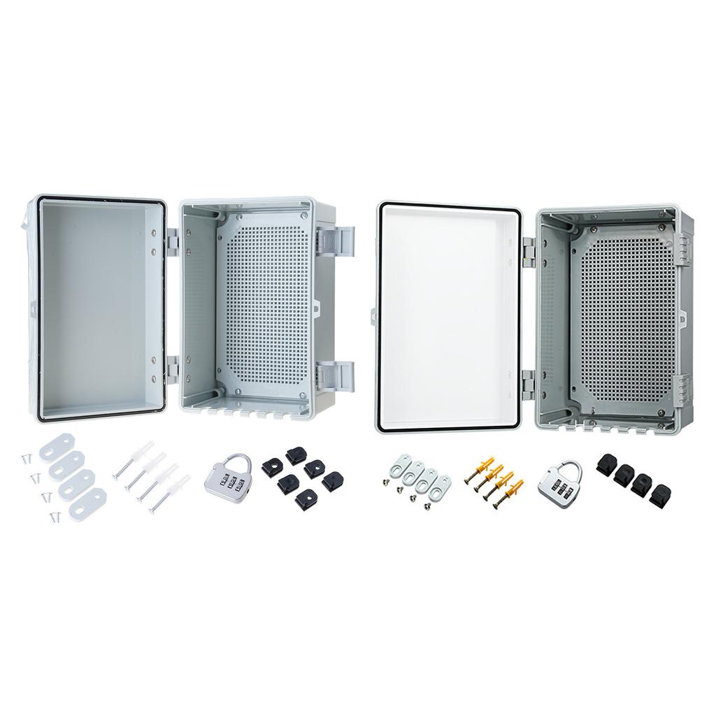 Waterproof Designs Junctions Box Outdoor Electrical Enclosures With Lock and Mounting Accessories Garden Supplies