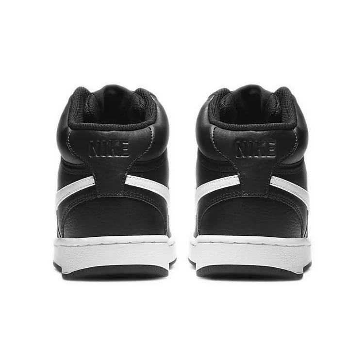 Nike Womens Court Vision Mid 'Black White' (women's sizes) Black / White Skate Shoes CD5436 001