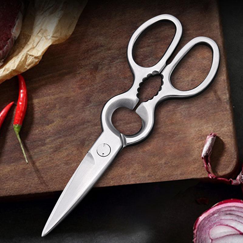 Non Detachable 20mm 4CR13 Stainless Steel Sharp Blade Power Barbecue Chicken Bone Scissors Multi Household Kitchen Tools