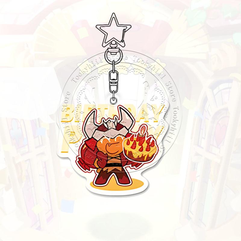 Ключница Cookie Run Kingdom Игра Мультфильм Кофе Каваии Студент Молочный Шоколад Фигурка Украшение для Сумки Лесник Подвеска Подарок на День Рождения