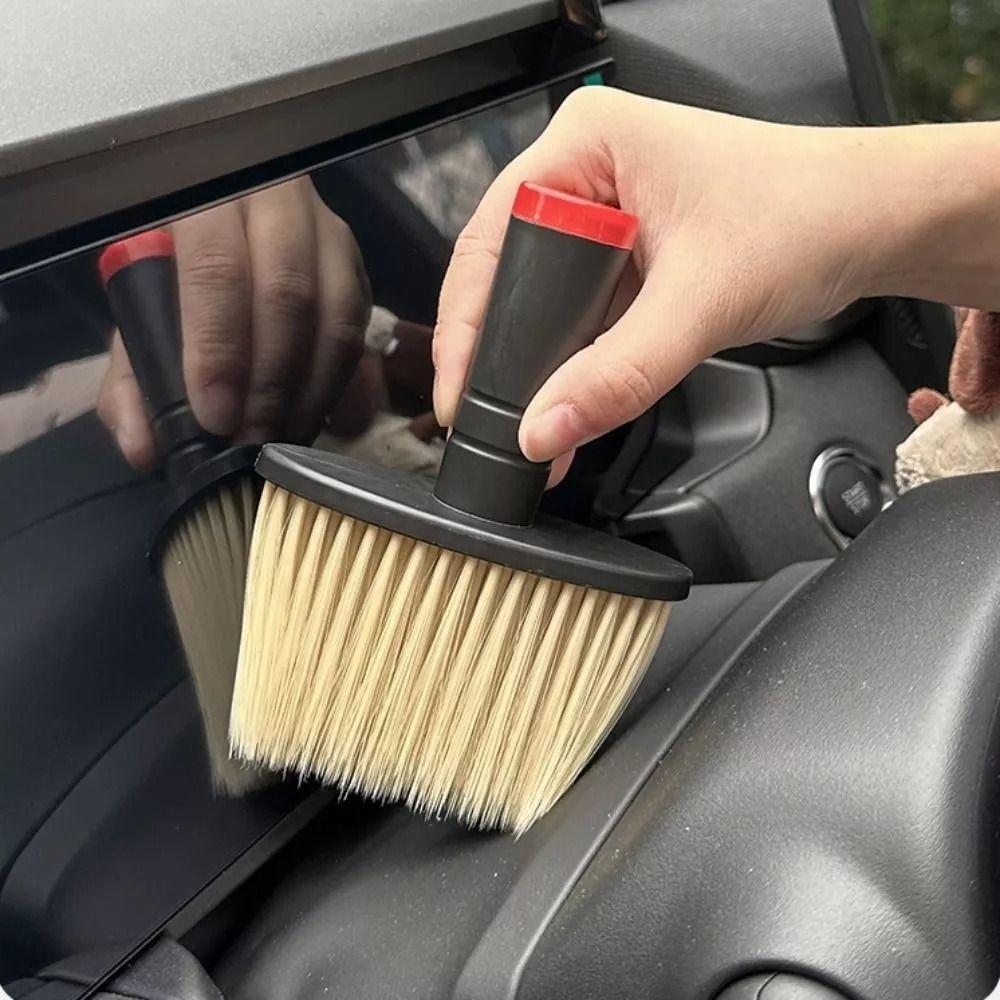 Portable Air Conditioning Outlet Brush Dual-use Keyboard Cleaning Brush New Car Dust Brush