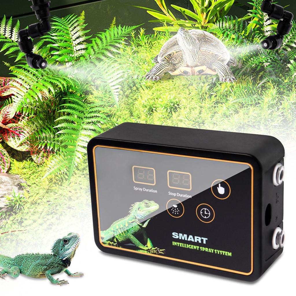 Smart Reptile Enclosure Misting System for Humidification