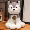 Simulation Cartoon Husky Schnauzer Chihuahua Dog Plush Toy Children Doll Gift