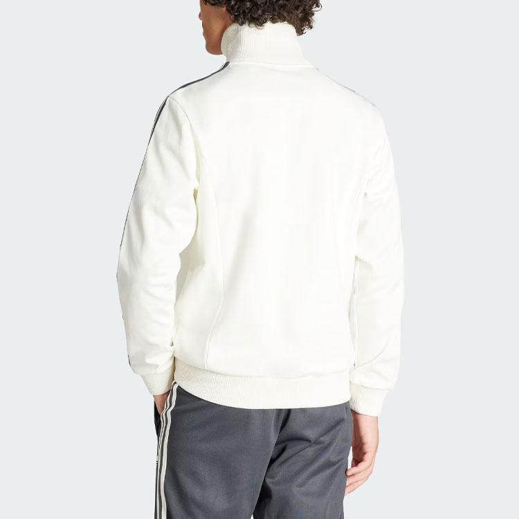 Adidas Немецкий Beckenbauer Track Top (Размеры KR) Off White Мужская уличная одежда IU2100