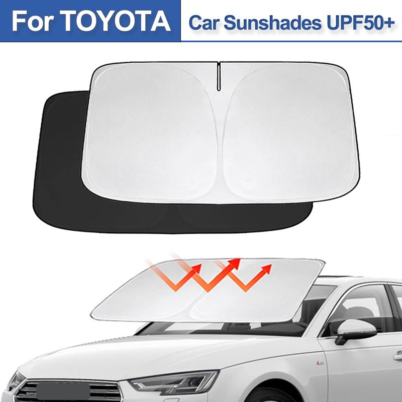 Автомобильный солнцезащитный козырек на лобовое стекло для Toyota RAV4 Crown Hilux Fortuner Camry Land Cruiser Prado Солнцезащитный козырек Защита от УФ Автозапчасти