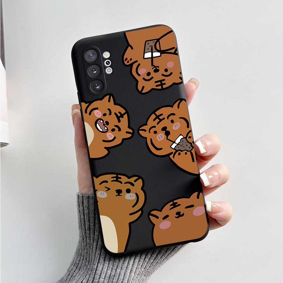 For Samsung Note 10 Case Note 10 Plus Cute Panda Silicone Soft Back Cover Phone Case For Samsung Galaxy Note10 + Plus Case Coque