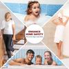 28 PCS Shower Floor Non Slip Stickers with Strong Adhesive, Invisible & Durable Anti Slip Shower Stickers with Scraper for Bath Tub, Pools and