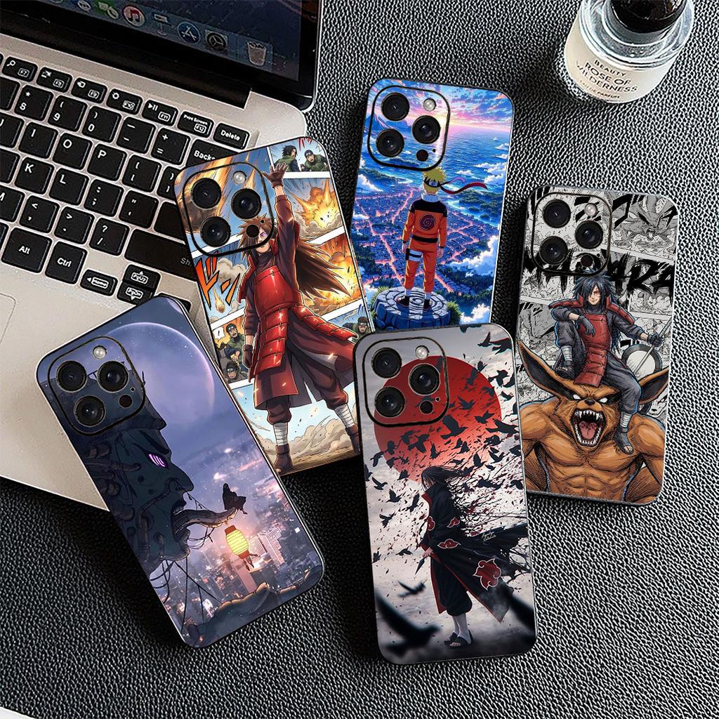 for Apple iPhone 17 Pro XS Max Air 6 7 8 Plus 5 + SE 2022 SE2 16E Phone Cover Soft Case Itachi Uchiha Madaras Narutos Akatsuki