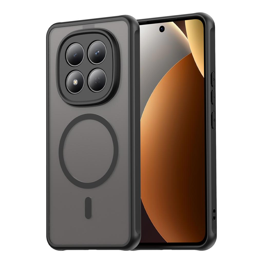 Матовый ударопрочный чехол-щит для Xiaomi Poco M8Pro Redmi Note 15 Pro 4G Plus 5G, с магнитной беспроводной зарядкой, из ТПУ-пластика