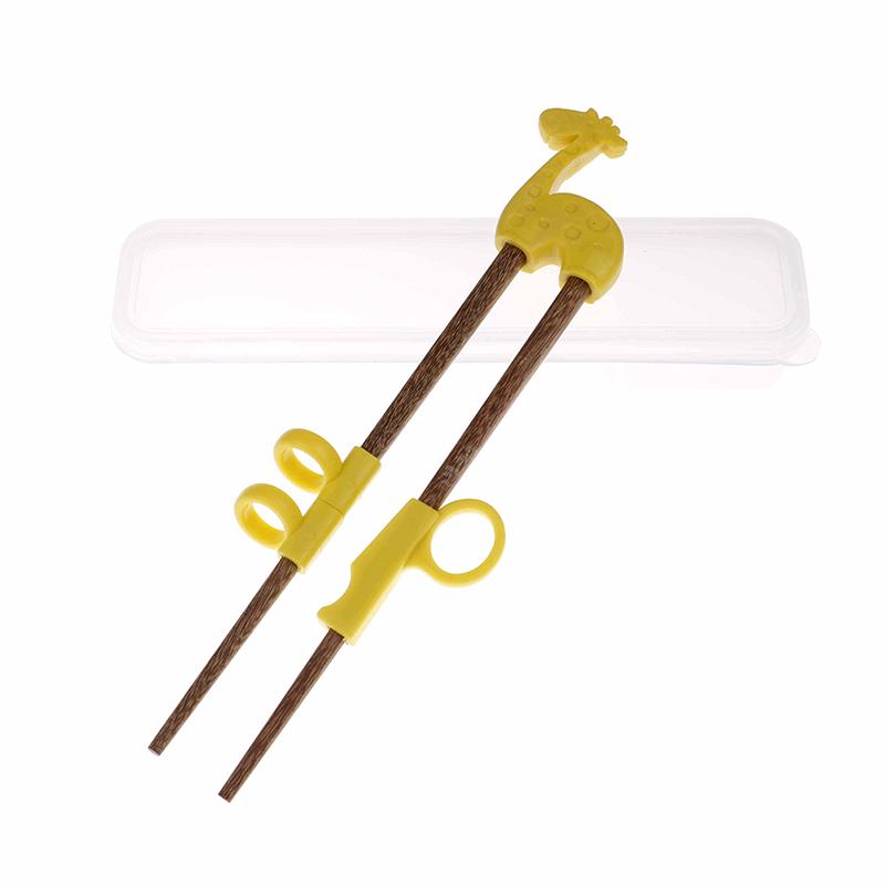 1 пара/коробка детские обучающие палочки для еды деревянные многоразовые обучающие палочки для еды