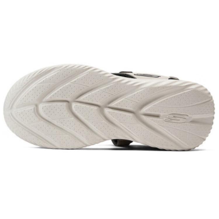 Skechers Спортивные Удобные Универсальные Пляжные Сандалии Мужские Сандалии Серый Коричневый 232893-TPBK