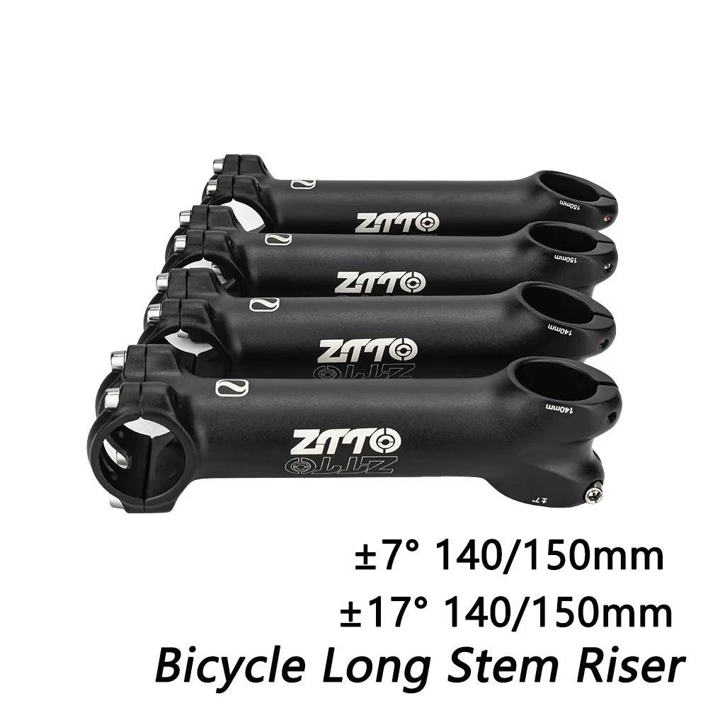 Aluminum Alloy Bicycle Handlebar Stem 7/17 Degree Rise Angle Handlebar Extension Stem  Road Bike