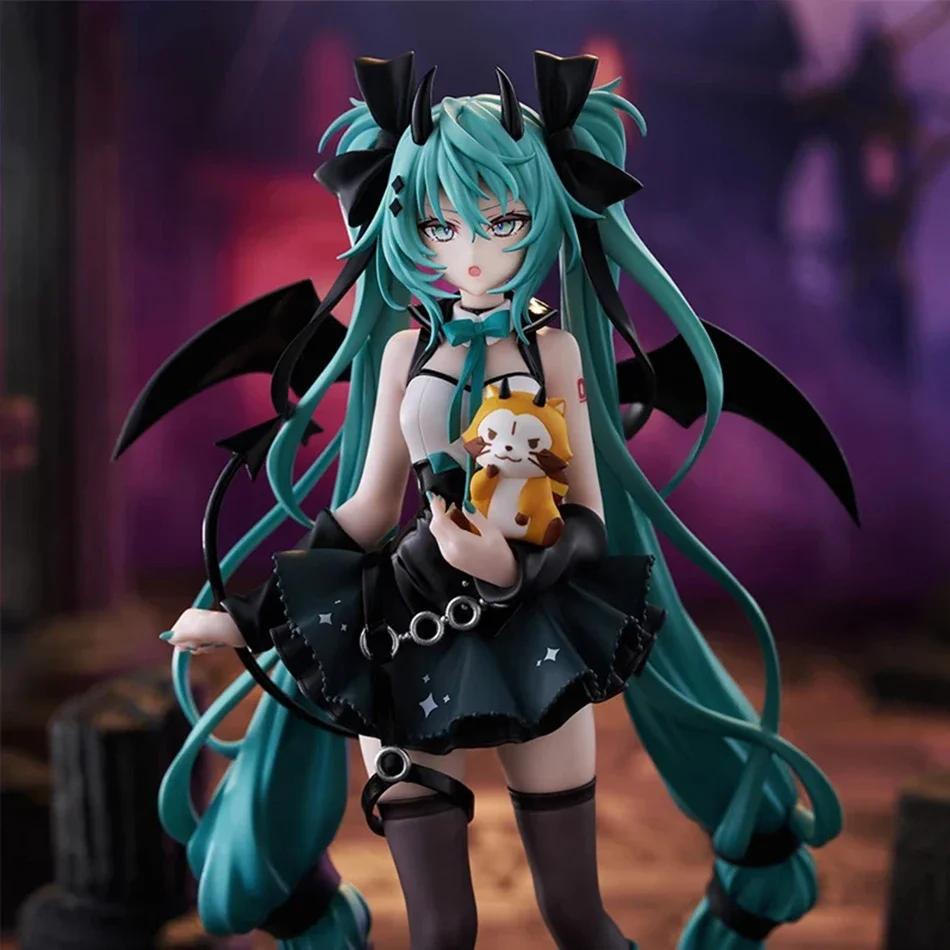 In Stock Instant Shipping! Hatsune Miku Handmade PVC Figure - Little Devil Dark Angel Chuyin Anime Peripheral Ornament