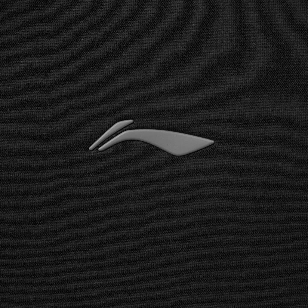 Li Ning Running Series однотонная молния воротник стойка удобная дышащая универсальная повседневная куртка мужская куртка черная AWDU573-1