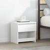 Nightstand White 40 x 30 x 39 cm Engineered Wood