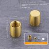 Brass Wooden Mini Board Feet 4Pcs Anti Slip Riser for Jewelry Box Display Tray Small Furniture DIY Craft Use