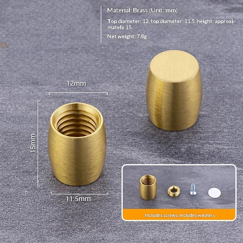 Brass Wooden Mini Board Feet 4Pcs Anti Slip Riser for Jewelry Box Display Tray Small Furniture DIY Craft Use