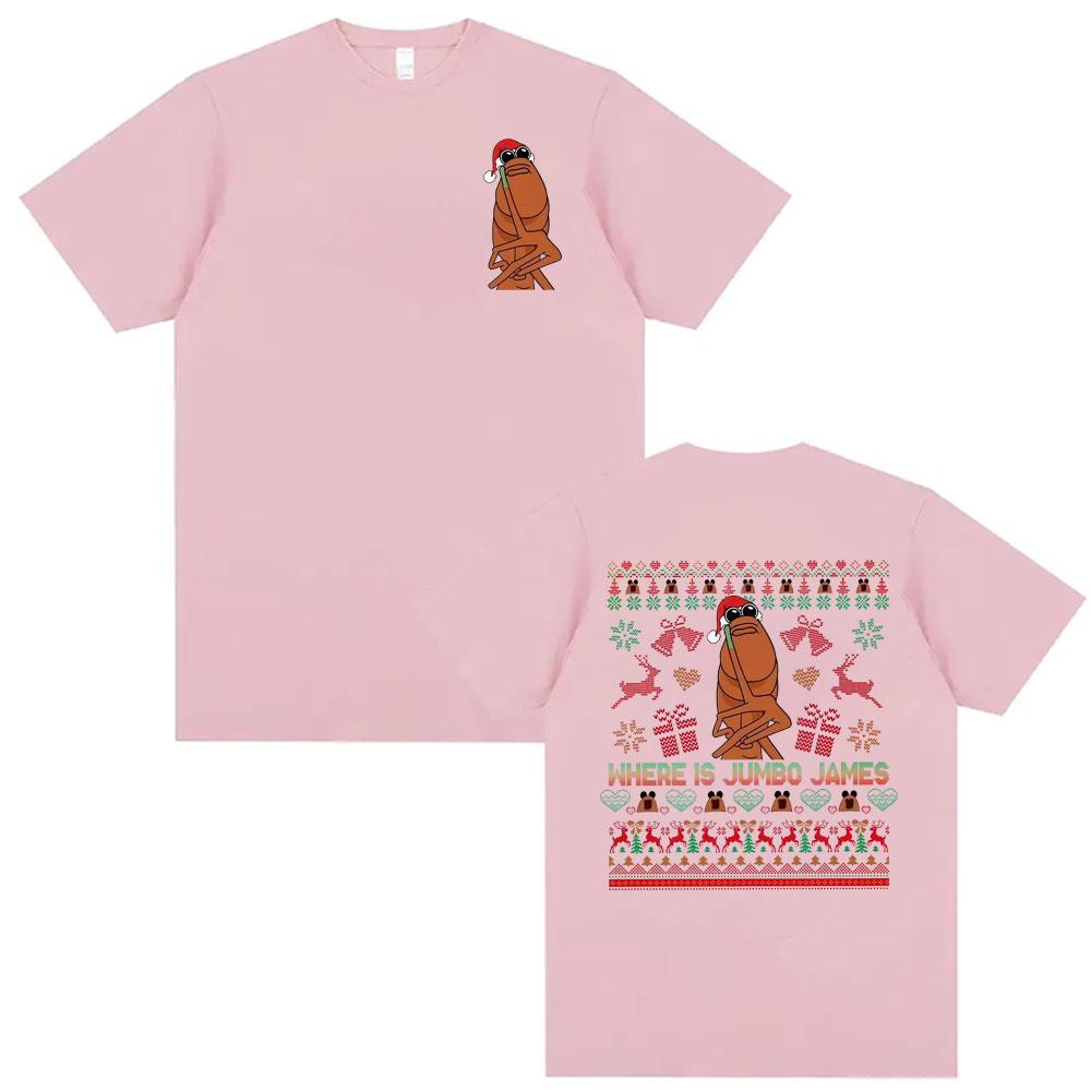 Where Is Jumbo James Meme T Shirts Funny Marcus The Worm Xmas Tshirts Unisex Women Harajuku Vintage Classic Oversized Tshirt Tops