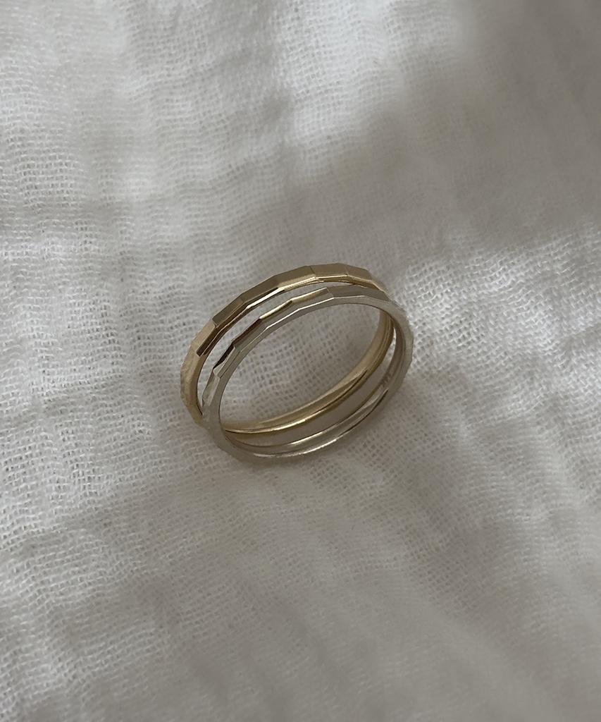 Faye 14K Cliff Ring (D Type)