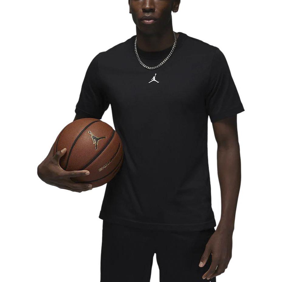 Jordan Спортивная футболка с коротким рукавом Dri-FIT Черная Мужская FN5830-010