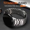 Роскошный титановый ремешок для Google Pixel Watch 4 45 мм Аксессуары Мужской металлический ремешок для Google Pixel Watch 3 45 мм Браслет без зазоров