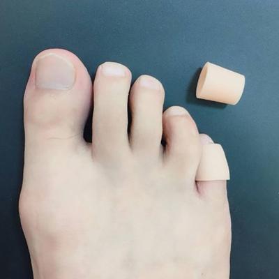 2 шт./лот силиконовый гель для защиты мизинца от мозолей и волдырей корректор мизинца гель для защиты косточки большого пальца ноги гелевый рукав