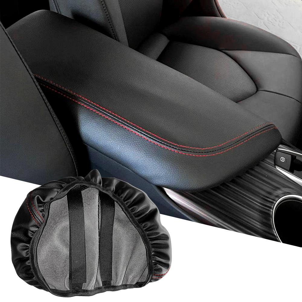 For Toyota Camry 2018- Car Armrest Box Cover Artificial Leather Auto Armrest Cover Trim Center Console Lid Protector Pad