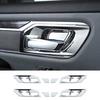 4 шт. Декоративная накладка на рамку ручки внутренней двери для Dodge Ram 1500 2018+ Хром