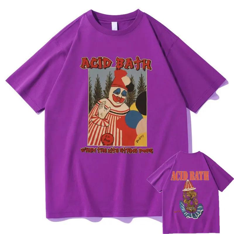 Футболка с графическим принтом «Acid Bath When The Kite String Pops Album» для мужчин и женщин, винтажная футболка в стиле готик-рок для мужчин и хип-хоп, свободные футболки