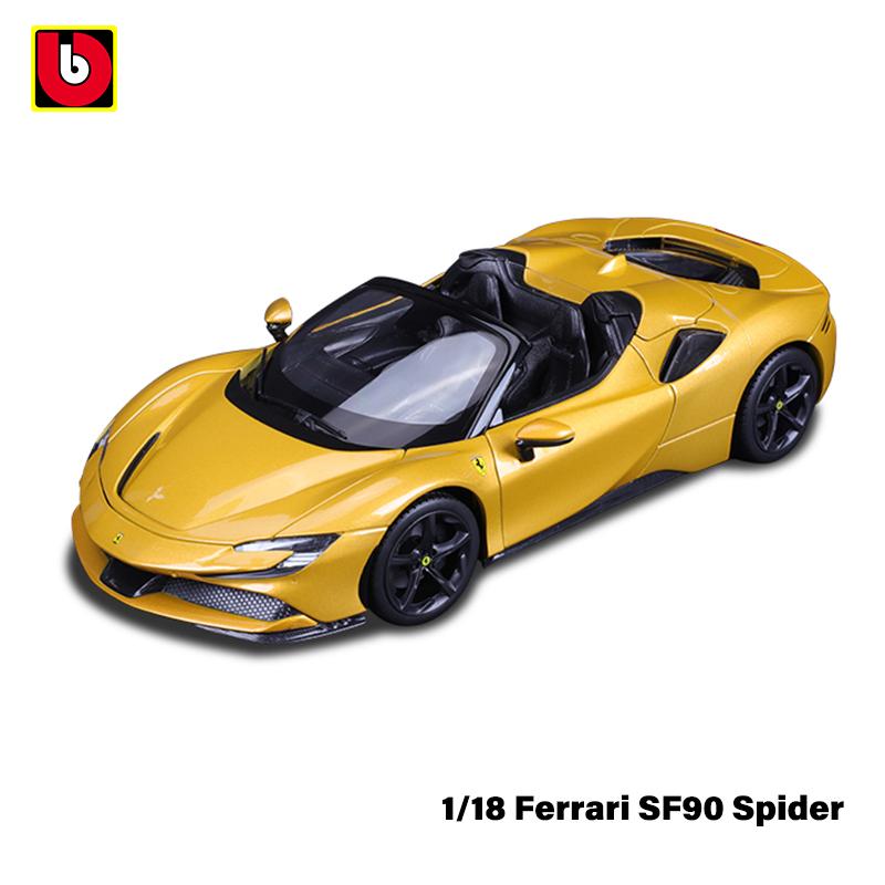 Ббураго 1:18 Ferrari SF90 STRADALE ASSETTO FIORANO №50 гоночная модель симулятор модель автомобиля сплав автомобиль игрушка коллекция
