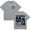 Рэпер THE WEEKND STARBOY XO Тур 2026 Ретро Графические Футболки Мужская Мода Хип-Хоп Оверсайз Хлопковая Футболка Мужчина Фанаты Уличная Одежда