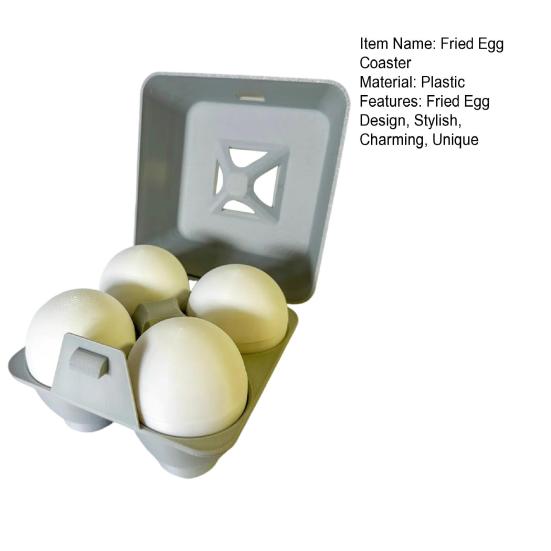 Набор подставок под жареные яйца из ткани Fidget, напечатанная на 3D-принтере сетка для подставки под стакан