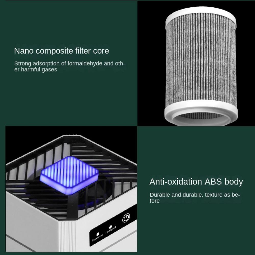 Air Purifier Negative Ion Sterilization Formaldehyde Removal Indoor Household Desktop Air Disinfection Machine