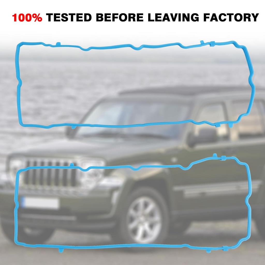 Valve Cover Gasket And Intake Manifold Gasket Set Compatible With Chrysler Dodge Jeep Ram Vehicle 2011- 3.6L 200 300 Durango Charger Challenger