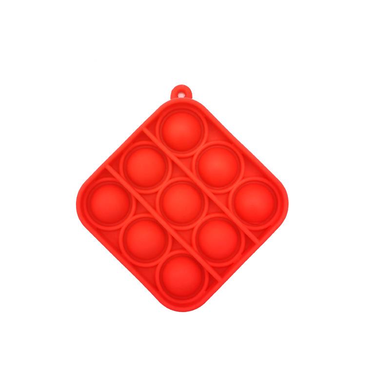 Красочный силиконовый брелок-игрушка-пузырь - Подвеска 'Мышеловка' и образовательный инструмент для снятия стресса