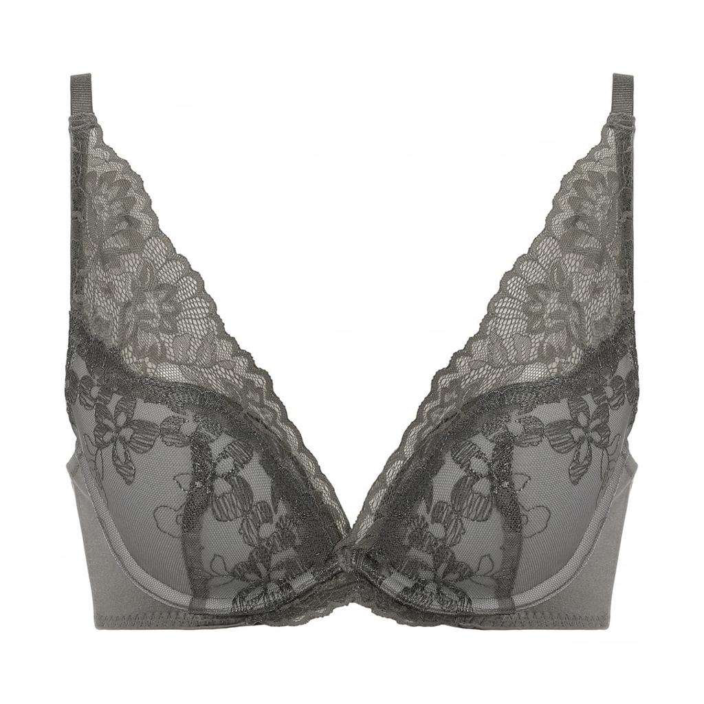 Style by Triumph Dream Deep Nemophila M013 Amo's Bra, V, Sky, Women's, (Gray)