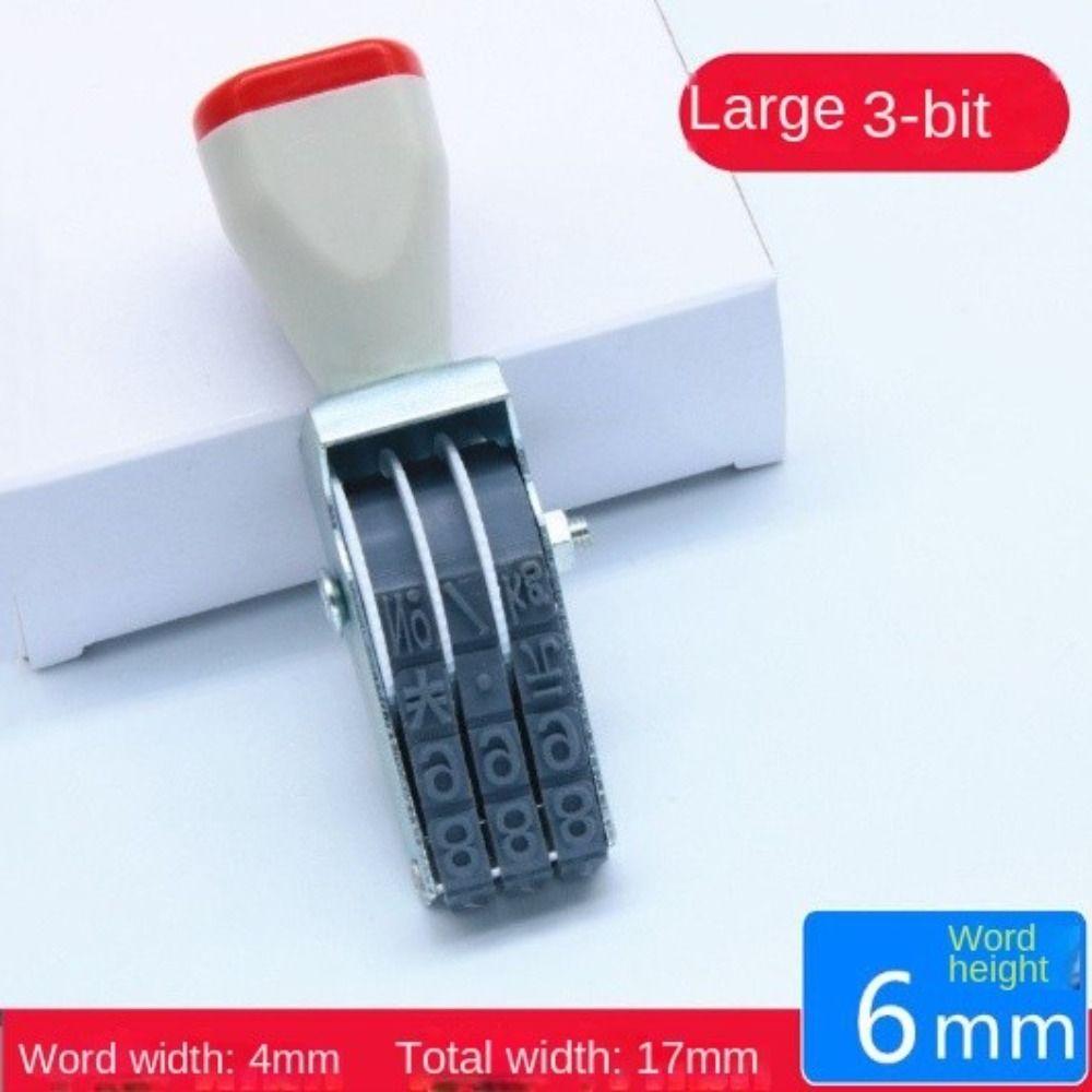 Changeable Roller Stamps 3 ,4 or 5 Digit Number Business Stamps Number Stamp Office